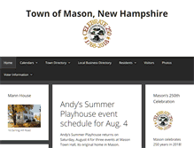 Tablet Screenshot of masonnh.us